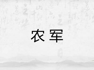 农军