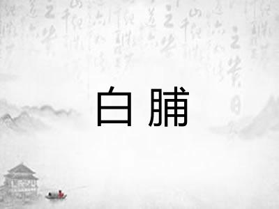白脯