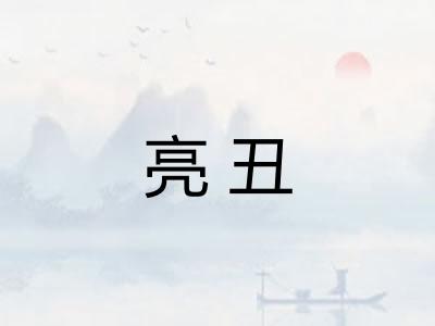 亮丑