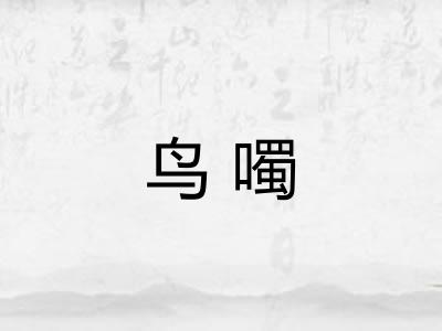鸟噣