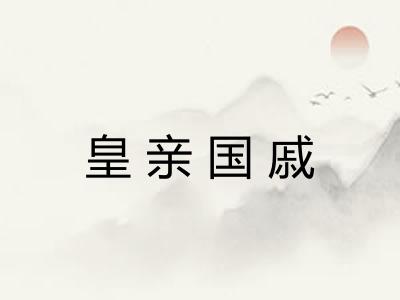 皇亲国戚