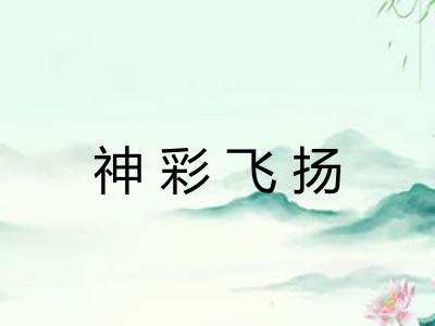 神彩飞扬