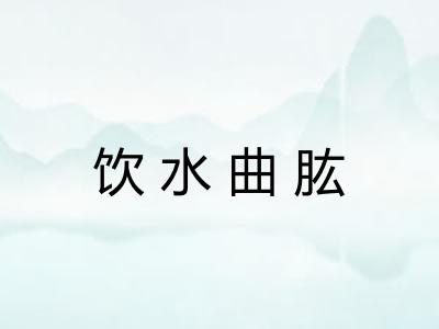 饮水曲肱