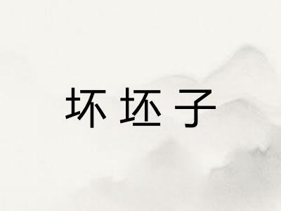 坏坯子