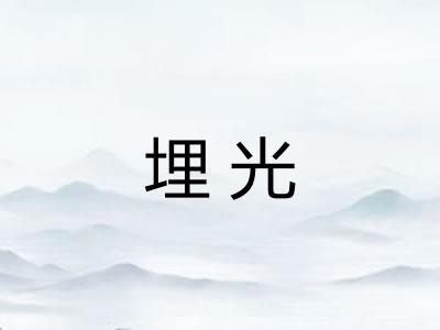 埋光