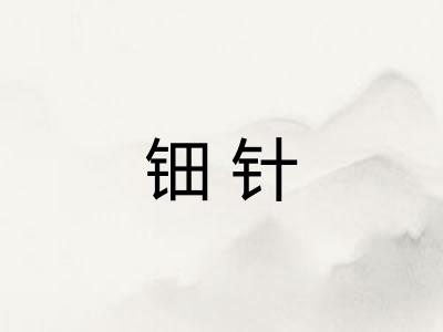 钿针