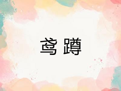 鸢蹲