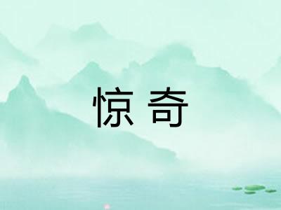 惊奇 惊奇