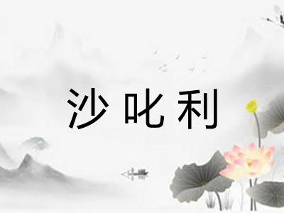 沙叱利