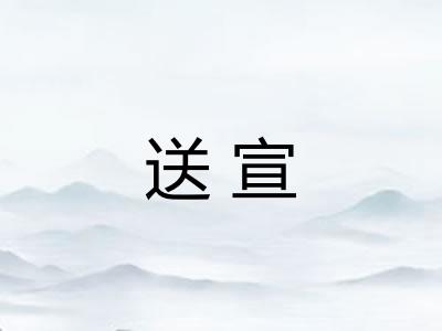 送宣