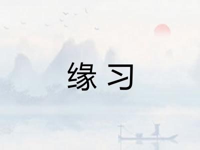 缘习