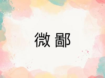 微鄙