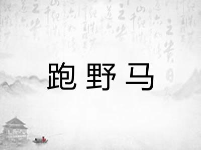 跑野马