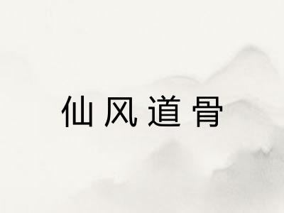 仙风道骨