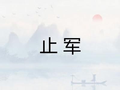 止军