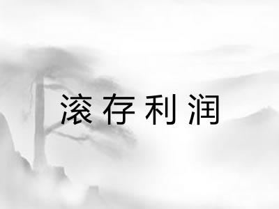 滚存利润 滚存利润
