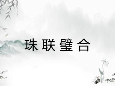 珠联璧合
