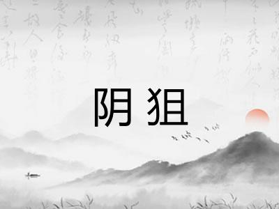 阴狙