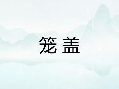 笼盖