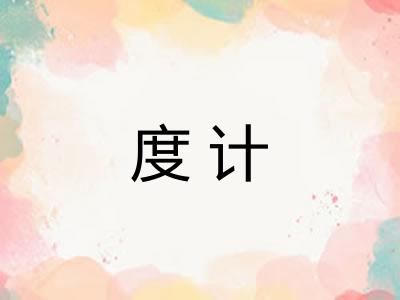 度计