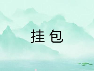 挂包