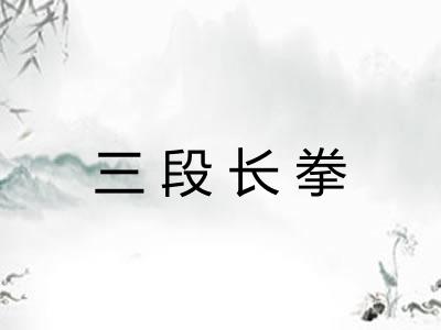 三段长拳
