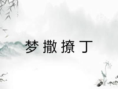 梦撒撩丁