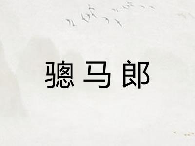 骢马郎