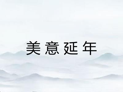 美意延年