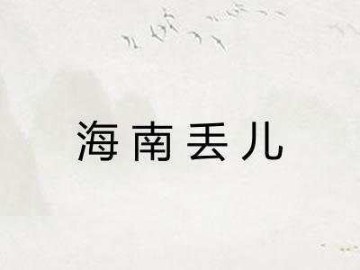 海南丢儿