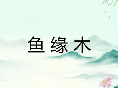 鱼缘木
