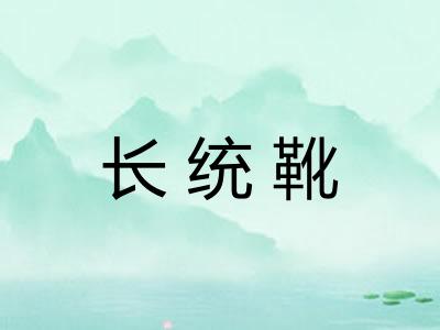 长统靴