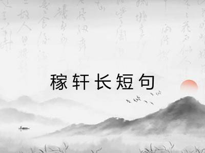 稼轩长短句