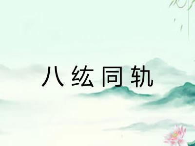 八纮同轨