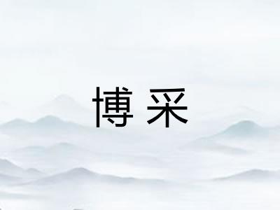 博采 博采