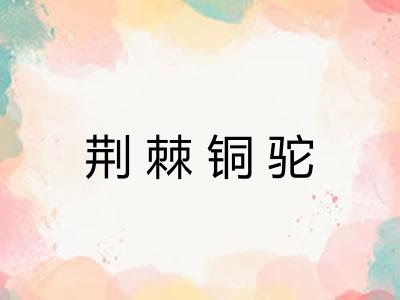 荆棘铜驼