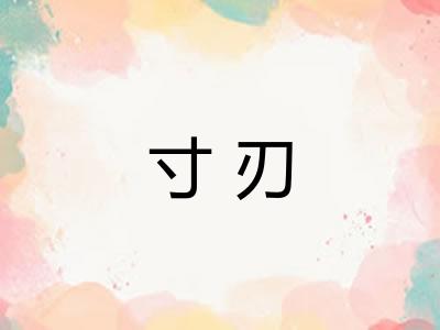 寸刃