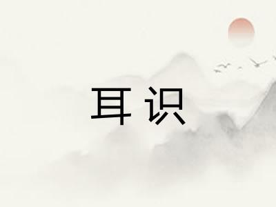 耳识 耳识