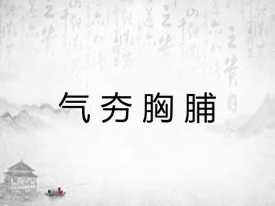 气夯胸脯
