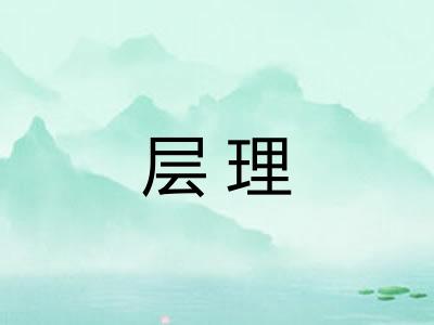 层理
