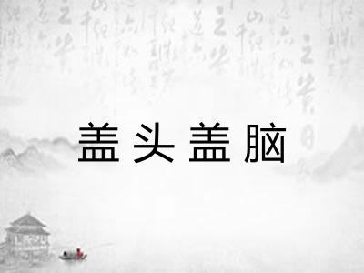 盖头盖脑
