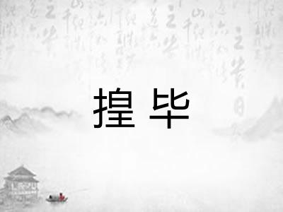 揘毕