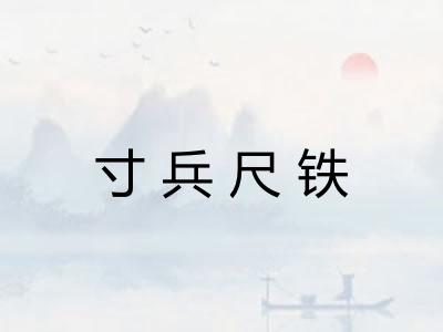 寸兵尺铁