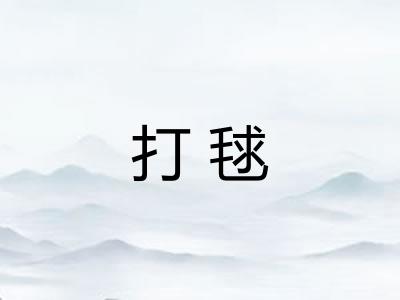 打毬
