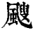 颼(印刷字体·清·康熙字典)